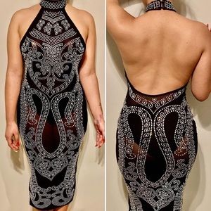 Super elegant Rhinestone dress